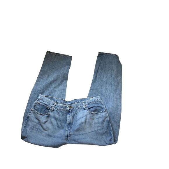 Wrangler Jeans Womens Size 42X30 Relaxed Fit Bleu Denim - Picture 7 of 10